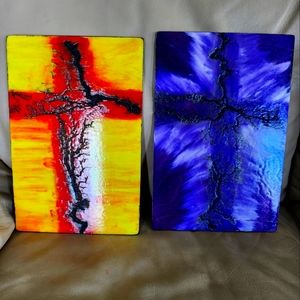 Electric Art -- variety of colors & patterns, rectangle